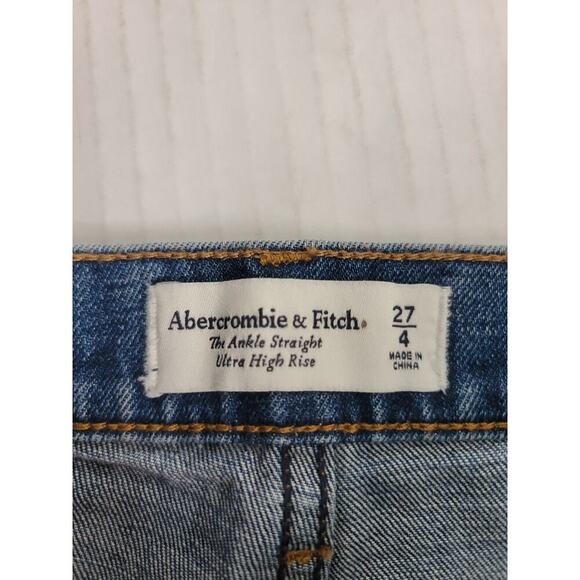 Abercrombie & Fitch Jeans Womens 27 The Ankle Straight Ultra High Rise Stretch - Picture 6 of 10
